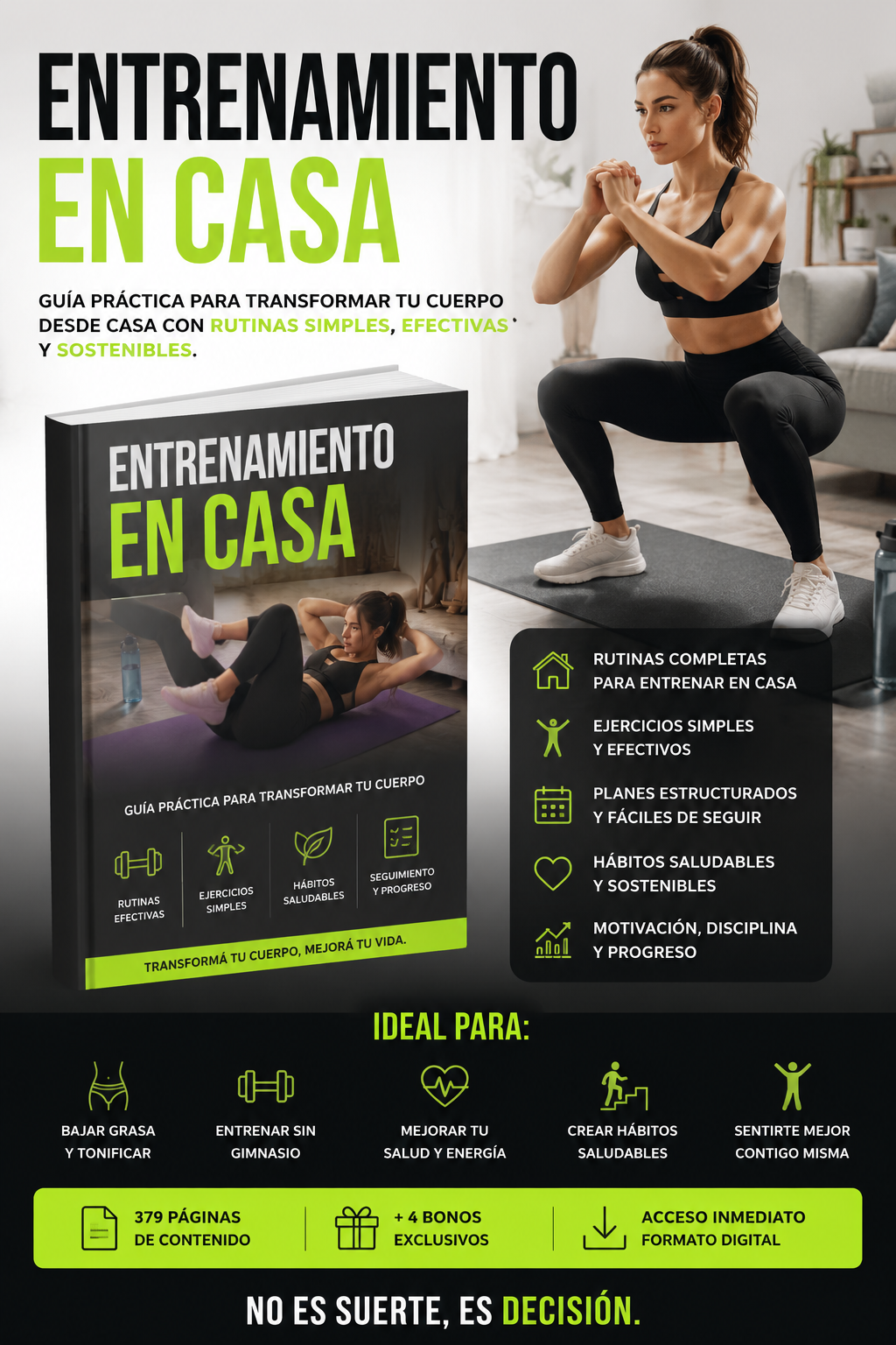 Entrenamiento en Casa - Guía práctica para transformar tu cuerpo desde casa