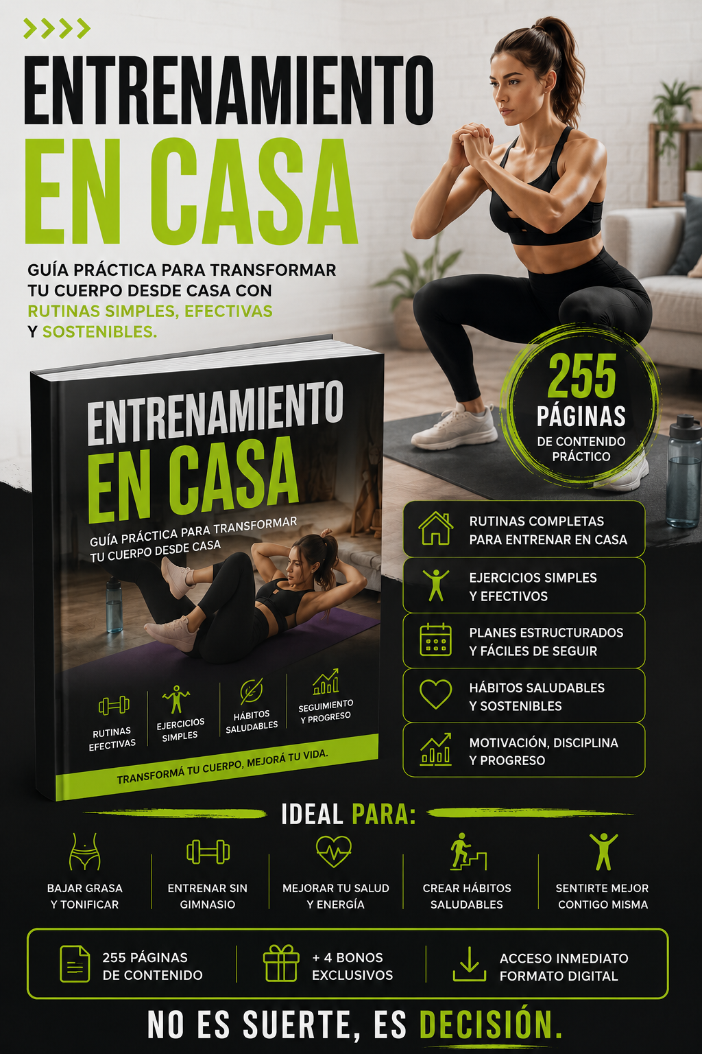 Entrenamiento en Casa - Guía práctica para transformar tu cuerpo desde casa