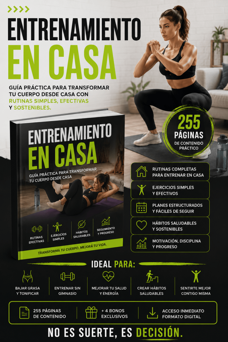 Entrenamiento en Casa - Guía práctica para transformar tu cuerpo desde casa - FIT LUXE LAB