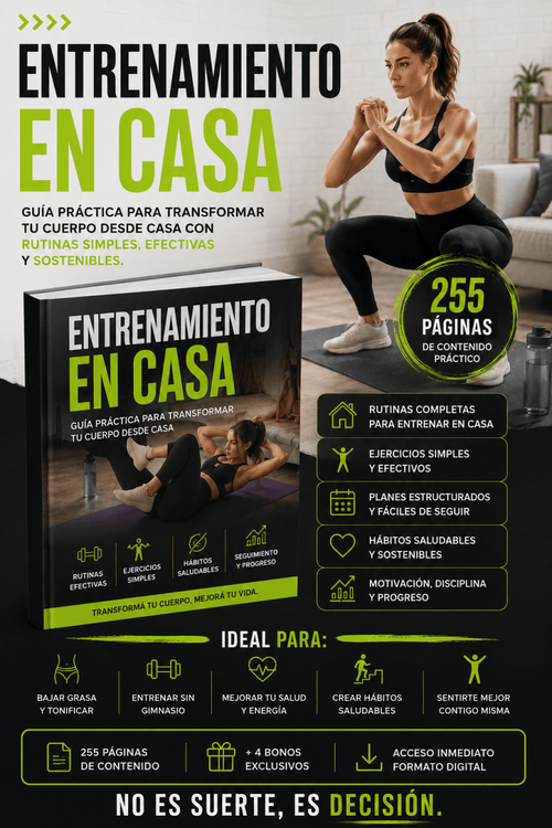 Entrenamiento en Casa - Guía práctica para transformar tu cuerpo desde casa - FIT LUXE LAB