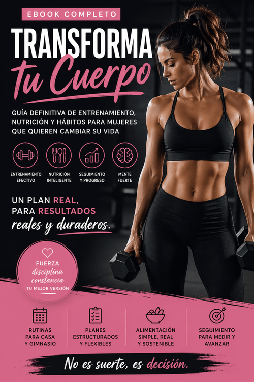 Transforma tu Cuerpo – Ebook Completo de Entrenamiento y Nutrición para Mujeres - FIT LUXE LAB